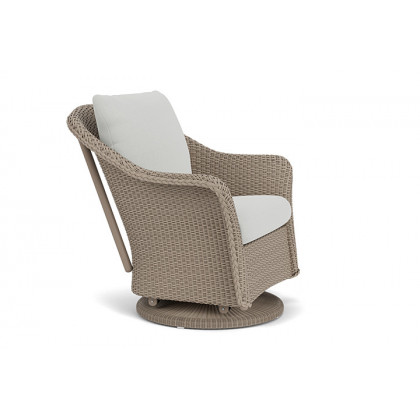 Lloyd Flanders™ Weekend Retreat Swivel Glider Lounge Chair - French Beige, Loveboat Mint