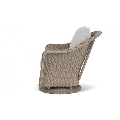 Lloyd Flanders™ Weekend Retreat Swivel Glider Lounge Chair - French Beige, Loveboat Mint