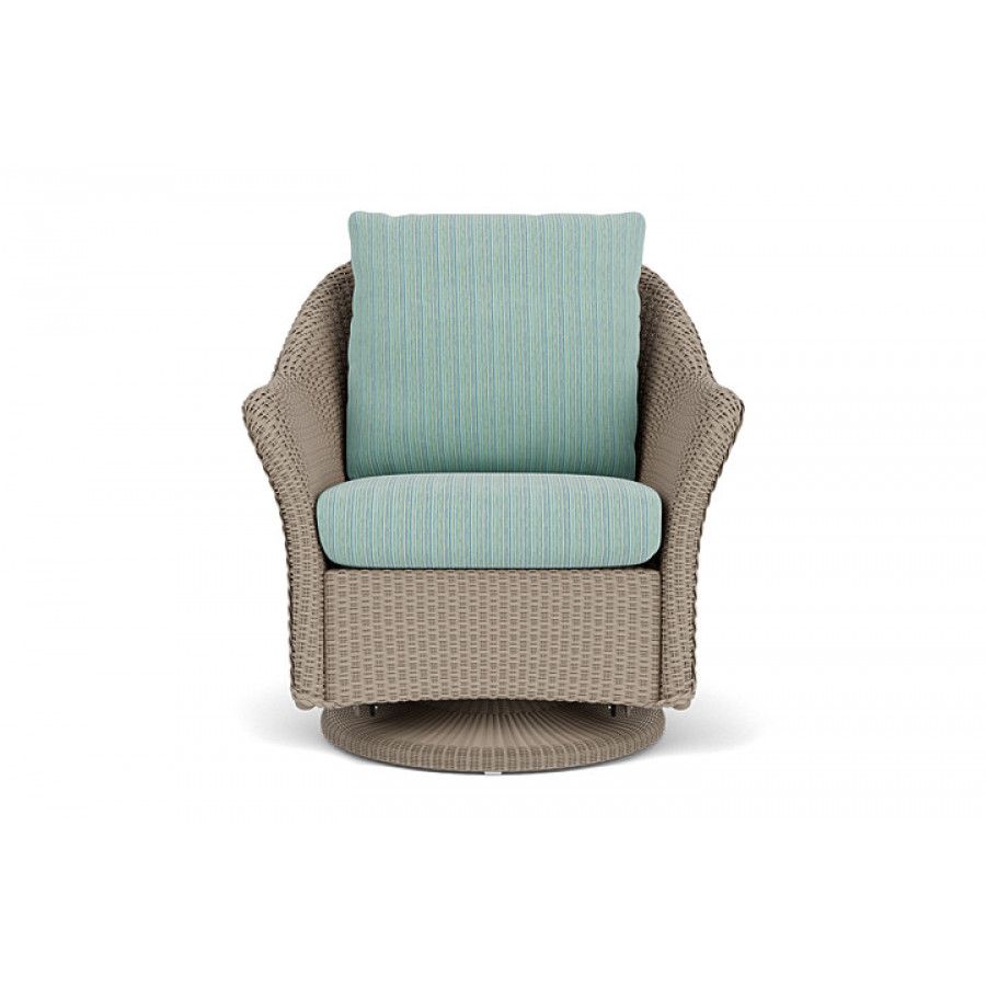 Lloyd Flanders™ Weekend Retreat Swivel Glider Lounge Chair - French Beige, Unearth Dew