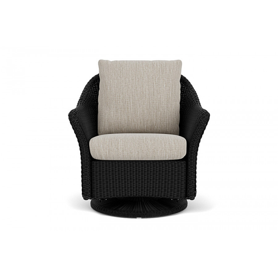 Lloyd Flanders™ Weekend Retreat Swivel Glider Lounge Chair - Ebony, Callen Celadon