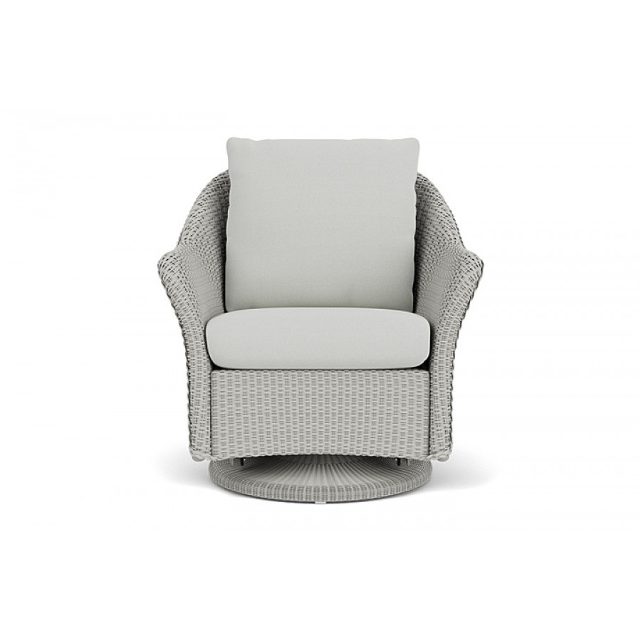 Lloyd Flanders™ Weekend Retreat Swivel Glider Lounge Chair - Platinum, Loveboat Mint