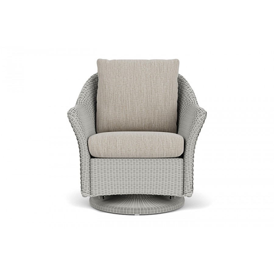 Lloyd Flanders™ Weekend Retreat Swivel Glider Lounge Chair - Platinum, Callen Celadon