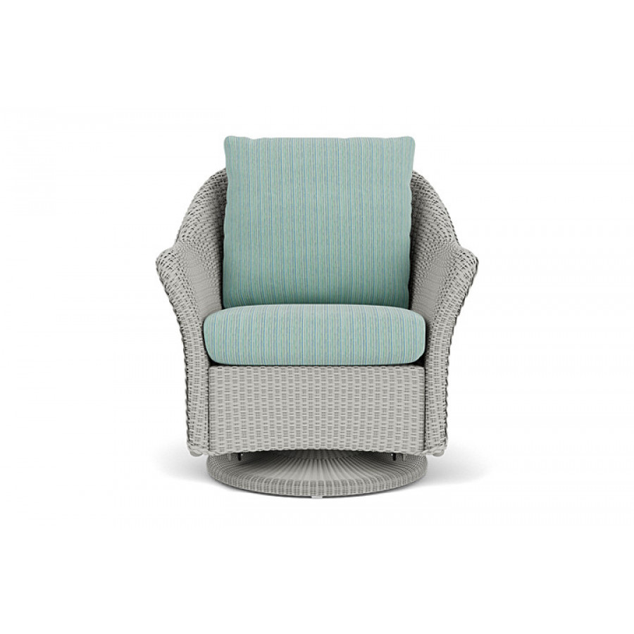 Lloyd Flanders™ Weekend Retreat Swivel Glider Lounge Chair - Platinum, Unearth Dew