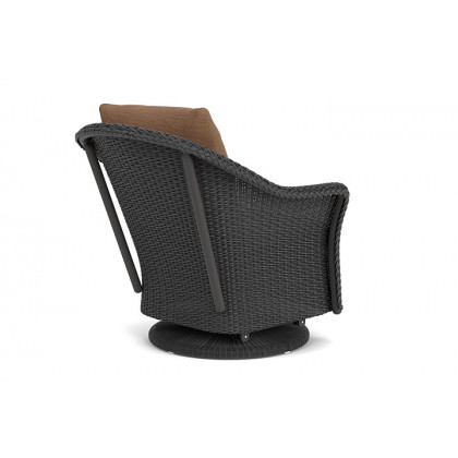 Lloyd Flanders™ Weekend Retreat Swivel Glider Lounge Chair - Charcoal, Canvas Natural
