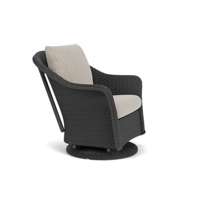 Lloyd Flanders™ Weekend Retreat Swivel Glider Lounge Chair - Charcoal, Callen Celadon