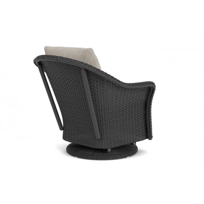Lloyd Flanders™ Weekend Retreat Swivel Glider Lounge Chair - Charcoal, Callen Celadon