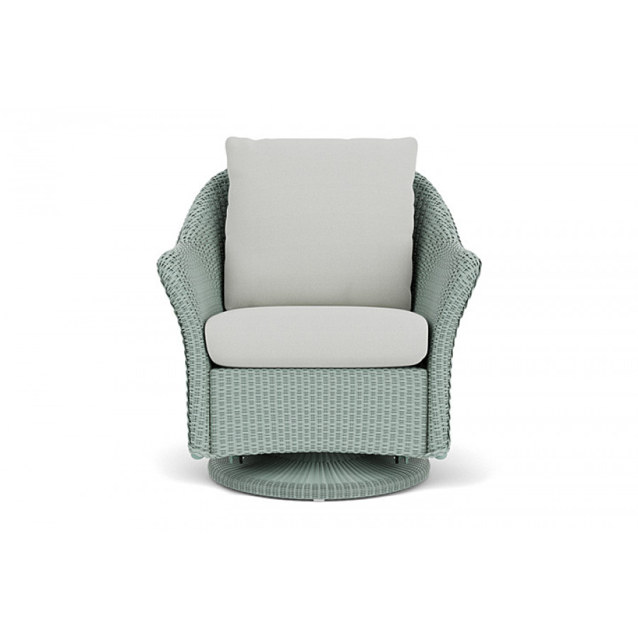 Lloyd Flanders™ Weekend Retreat Swivel Glider Lounge Chair - Sea Glass, Loveboat Mint