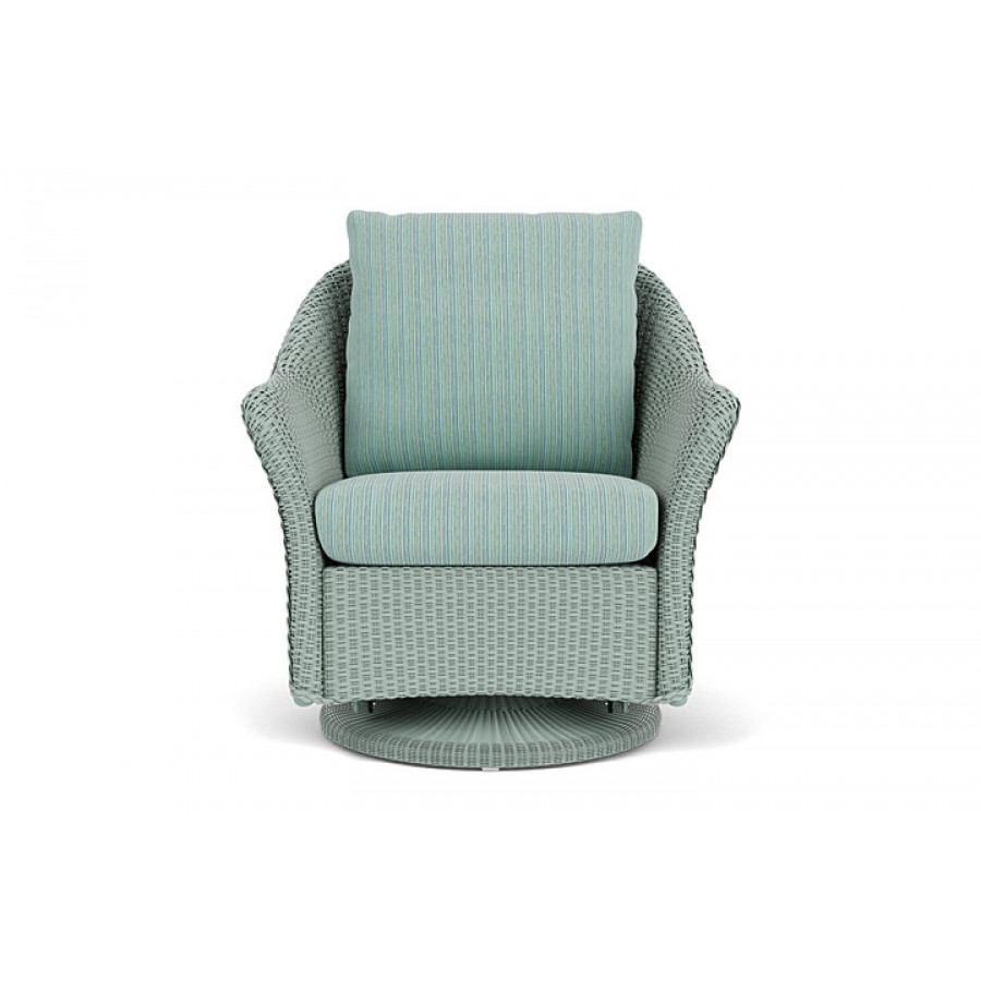 Lloyd Flanders™ Weekend Retreat Swivel Glider Lounge Chair - Sea Glass, Unearth Dew