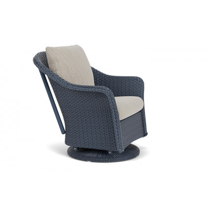 Lloyd Flanders™ Weekend Retreat Swivel Glider Lounge Chair - Denim Blue, Callen Celadon