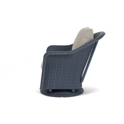 Lloyd Flanders™ Weekend Retreat Swivel Glider Lounge Chair - Denim Blue, Callen Celadon