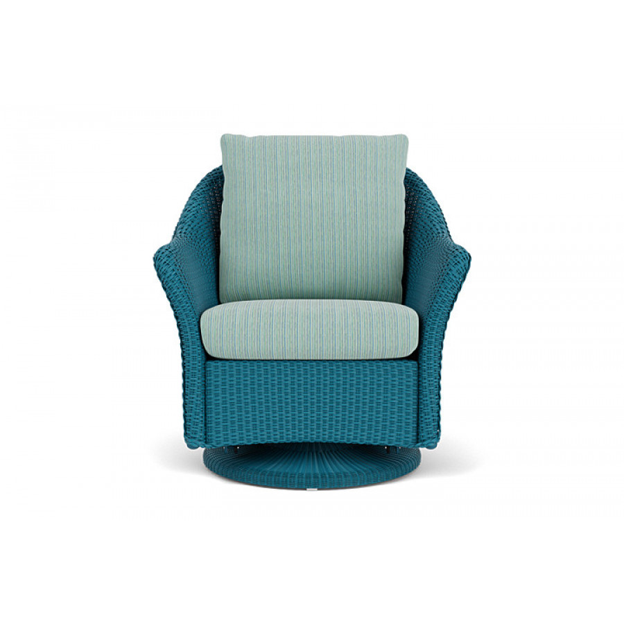 Lloyd Flanders™ Weekend Retreat Swivel Glider Lounge Chair - Peacock, Unearth Dew