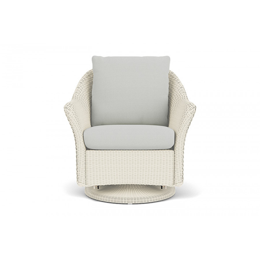 Lloyd Flanders™ Weekend Retreat Swivel Glider Lounge Chair - Ivory, Loveboat Mint
