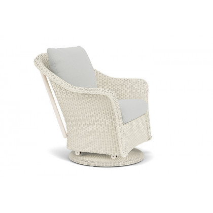Lloyd Flanders™ Weekend Retreat Swivel Glider Lounge Chair - Ivory, Loveboat Mint