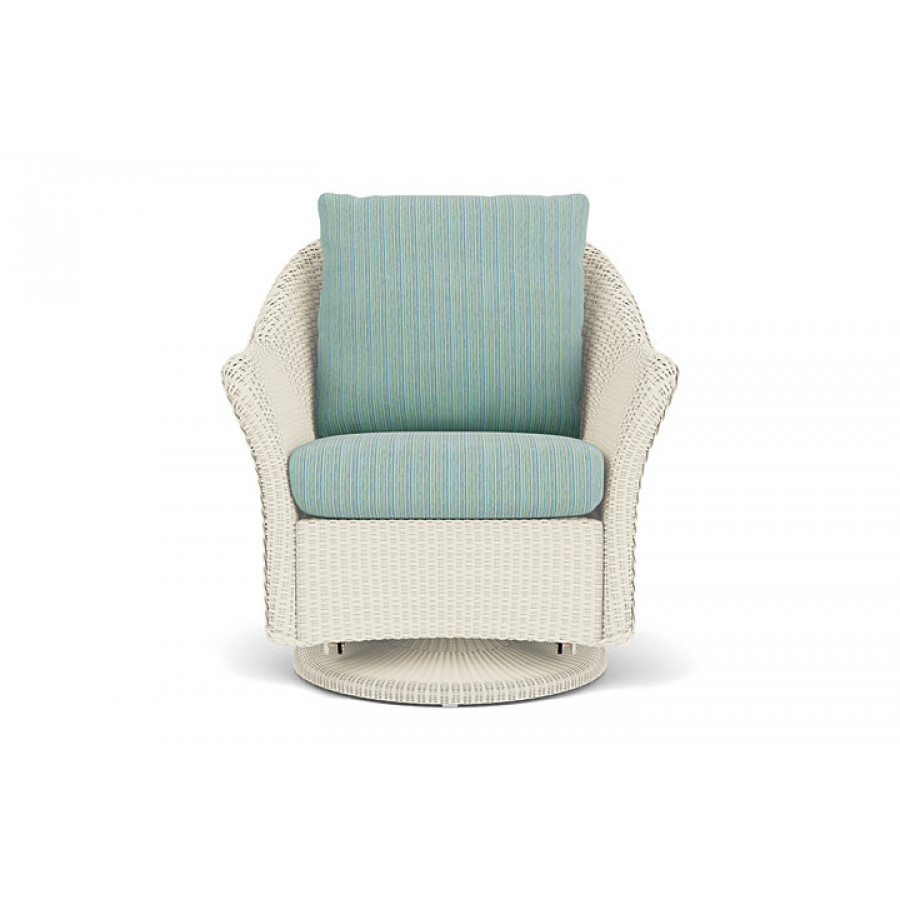Lloyd Flanders™ Weekend Retreat Swivel Glider Lounge Chair - Ivory, Unearth Dew