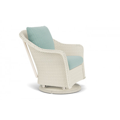 Lloyd Flanders™ Weekend Retreat Swivel Glider Lounge Chair - Ivory, Unearth Dew