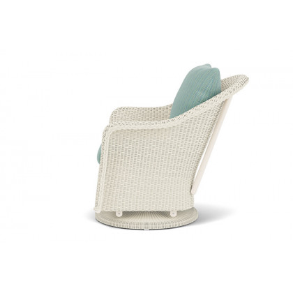 Lloyd Flanders™ Weekend Retreat Swivel Glider Lounge Chair - Ivory, Unearth Dew