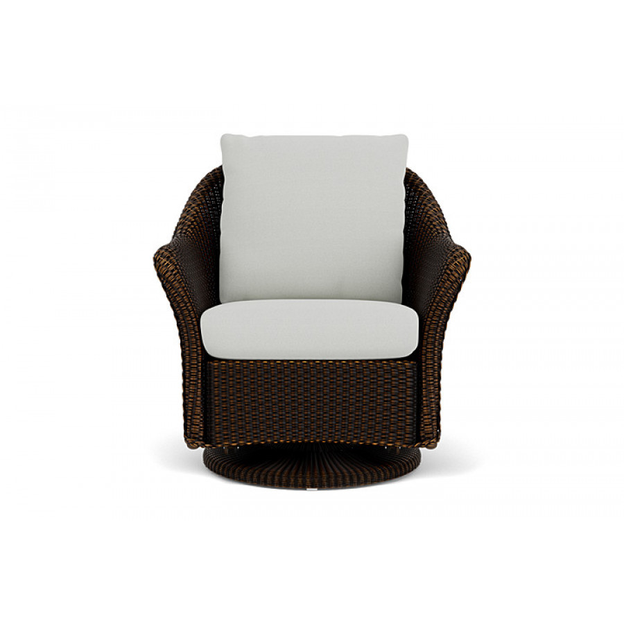 Lloyd Flanders™ Weekend Retreat Swivel Glider Lounge Chair - Mink, Loveboat Mint