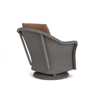 Lloyd Flanders™ Weekend Retreat Swivel Glider Lounge Chair - Pewter, Canvas Natural