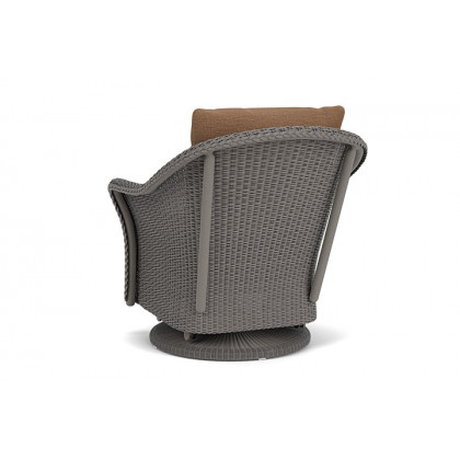 Lloyd Flanders™ Weekend Retreat Swivel Glider Lounge Chair - Pewter, Canvas Natural