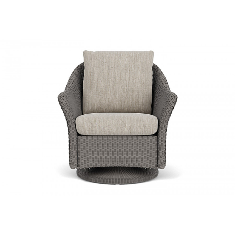 Lloyd Flanders™ Weekend Retreat Swivel Glider Lounge Chair - Pewter, Callen Celadon