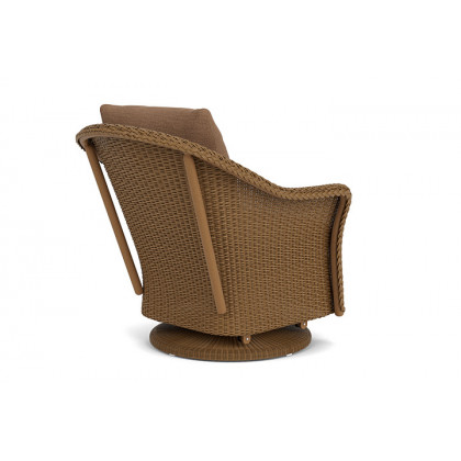 Lloyd Flanders™ Weekend Retreat Swivel Glider Lounge Chair - Hickory, Canvas Natural
