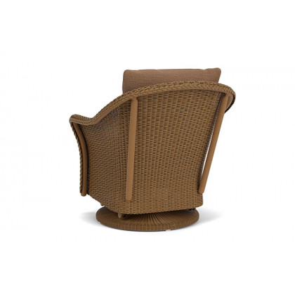 Lloyd Flanders™ Weekend Retreat Swivel Glider Lounge Chair - Hickory, Canvas Natural