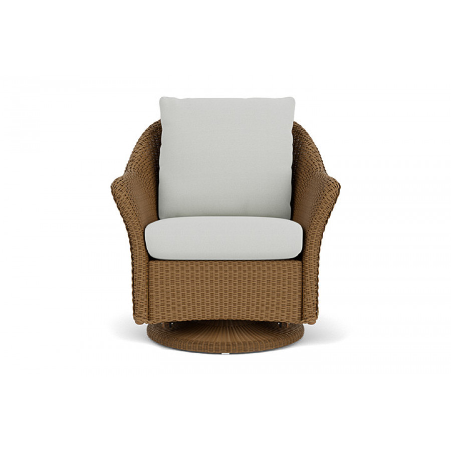 Lloyd Flanders™ Weekend Retreat Swivel Glider Lounge Chair - Hickory, Loveboat Mint