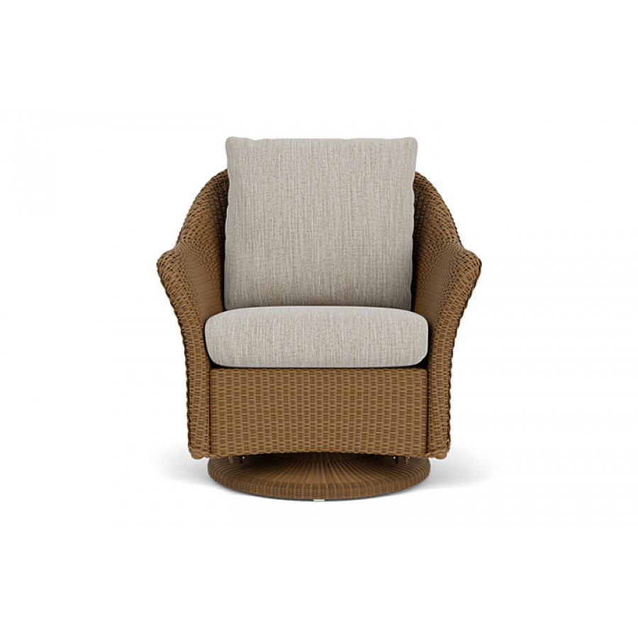 Lloyd Flanders™ Weekend Retreat Swivel Glider Lounge Chair - Hickory, Callen Celadon