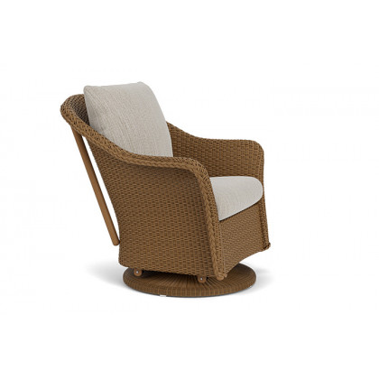 Lloyd Flanders™ Weekend Retreat Swivel Glider Lounge Chair - Hickory, Callen Celadon
