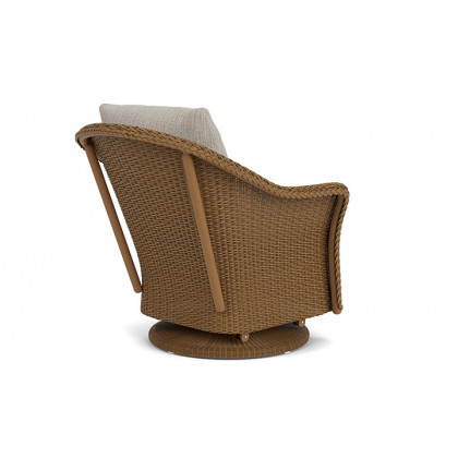 Lloyd Flanders™ Weekend Retreat Swivel Glider Lounge Chair - Hickory, Callen Celadon