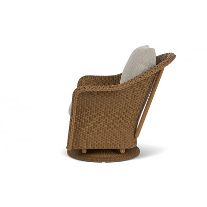 Lloyd Flanders™ Weekend Retreat Swivel Glider Lounge Chair - Hickory, Callen Celadon