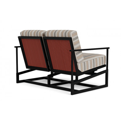 Lloyd Flanders™ Summit Spring Rocker Loveseat - Terracotta