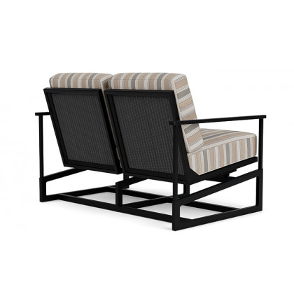 Lloyd Flanders™ Summit Spring Rocker Loveseat - Charcoal
