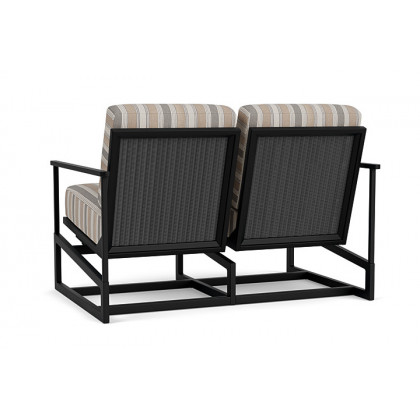 Lloyd Flanders™ Summit Spring Rocker Loveseat - Charcoal