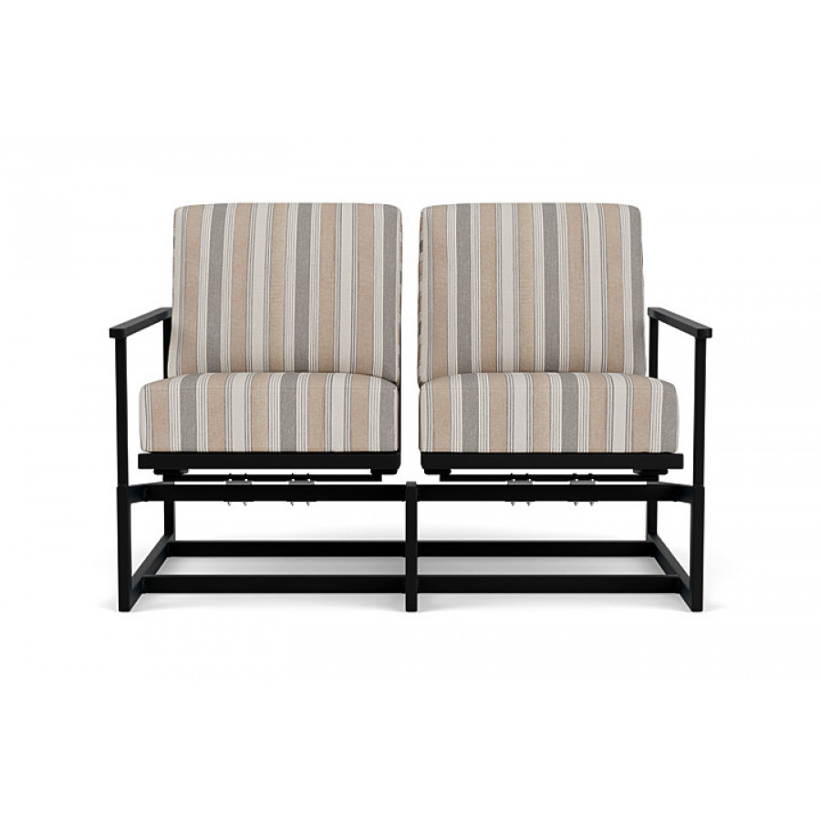 Lloyd Flanders™ Summit Spring Rocker Loveseat - Ivory