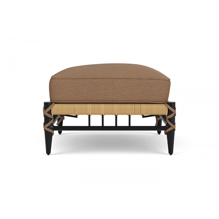 Lloyd Flanders™ Low Country Ottoman  - Canvas Natural