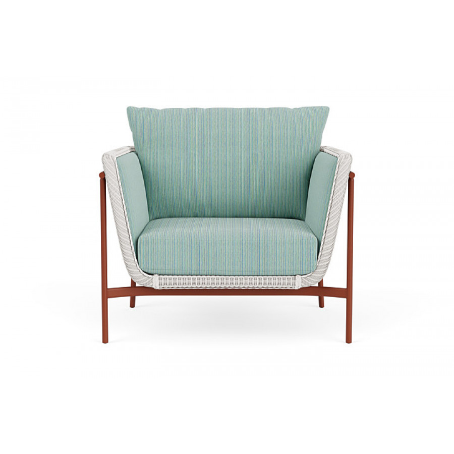 Lloyd Flanders™ Solstice Lounge Chair - White, Terracotta