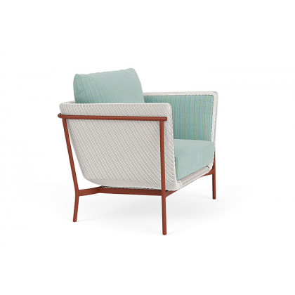 Lloyd Flanders™ Solstice Lounge Chair - White, Terracotta