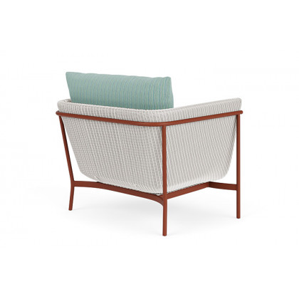 Lloyd Flanders™ Solstice Lounge Chair - White, Terracotta