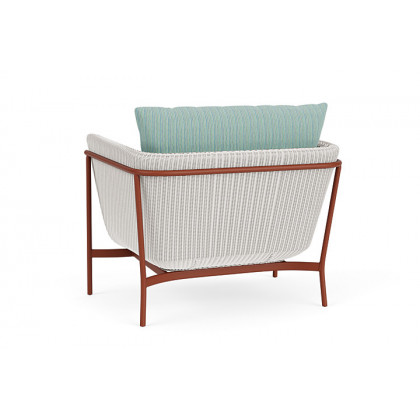 Lloyd Flanders™ Solstice Lounge Chair - White, Terracotta