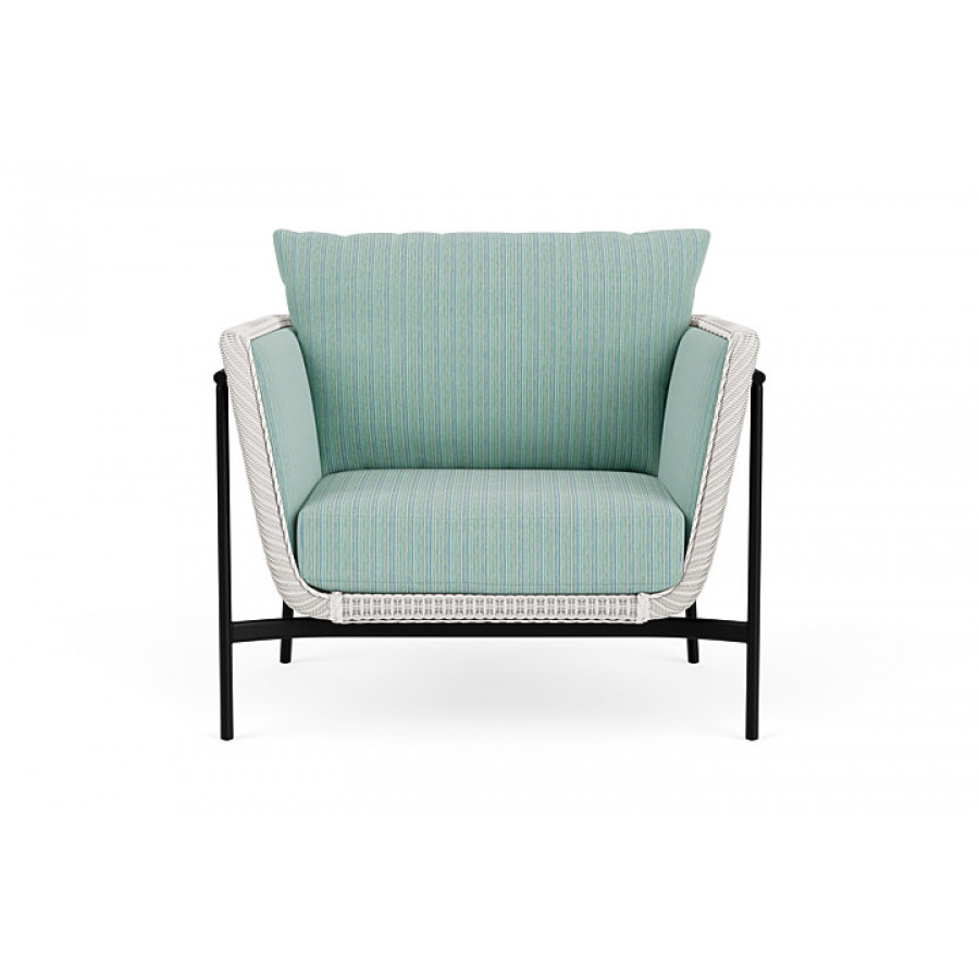 Lloyd Flanders™ Solstice Lounge Chair - White, Ebony