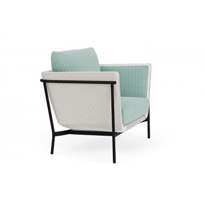 Lloyd Flanders™ Solstice Lounge Chair - White, Ebony
