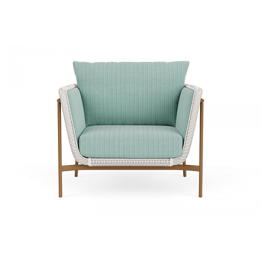 Lloyd Flanders™ Solstice Lounge Chair - White, Hickory