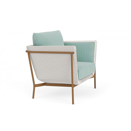 Lloyd Flanders™ Solstice Lounge Chair - White, Hickory