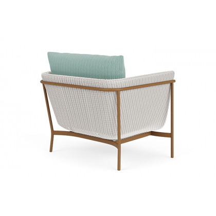 Lloyd Flanders™ Solstice Lounge Chair - White, Hickory