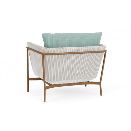 Lloyd Flanders™ Solstice Lounge Chair - White, Hickory