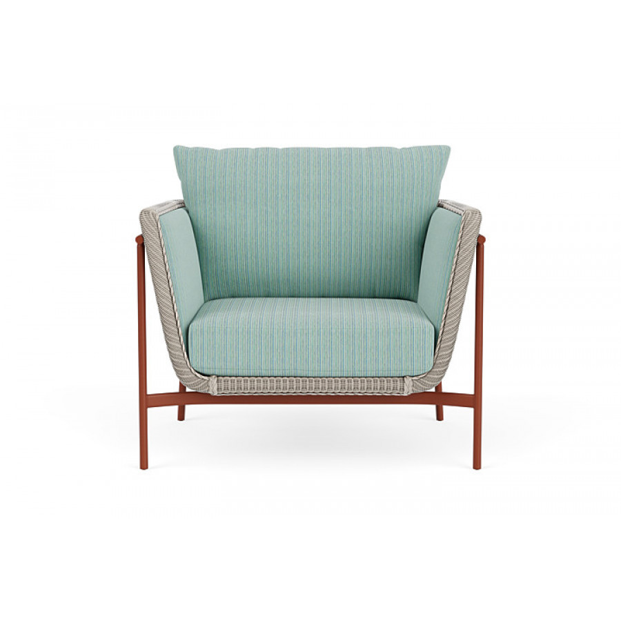 Lloyd Flanders™ Solstice Lounge Chair - Linen, Terracotta