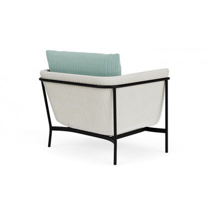 Lloyd Flanders™ Solstice Lounge Chair - Matte White, Ebony