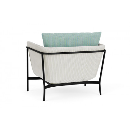 Lloyd Flanders™ Solstice Lounge Chair - Matte White, Ebony