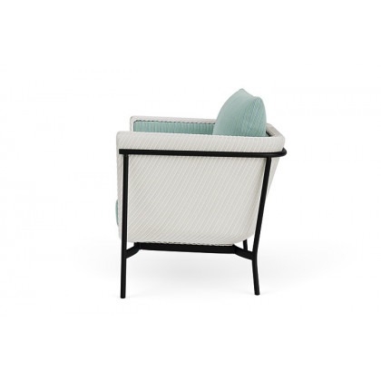 Lloyd Flanders™ Solstice Lounge Chair - Matte White, Ebony